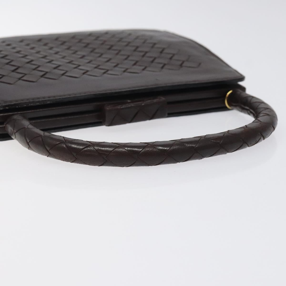 Bottega Veneta Intrecciato, Brown, Leather, handbag