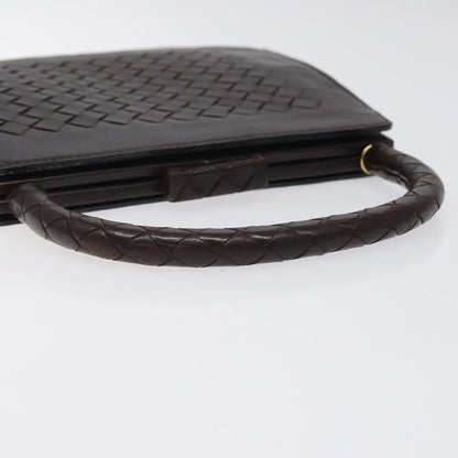 Bottega Veneta Intrecciato, Brown, Leather, handbag