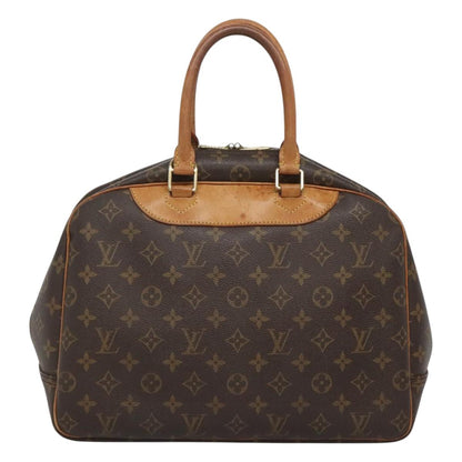 Louis Vuitton Deauville Handbag Monogram Canvas, BROWN, CANVAS, Handbag