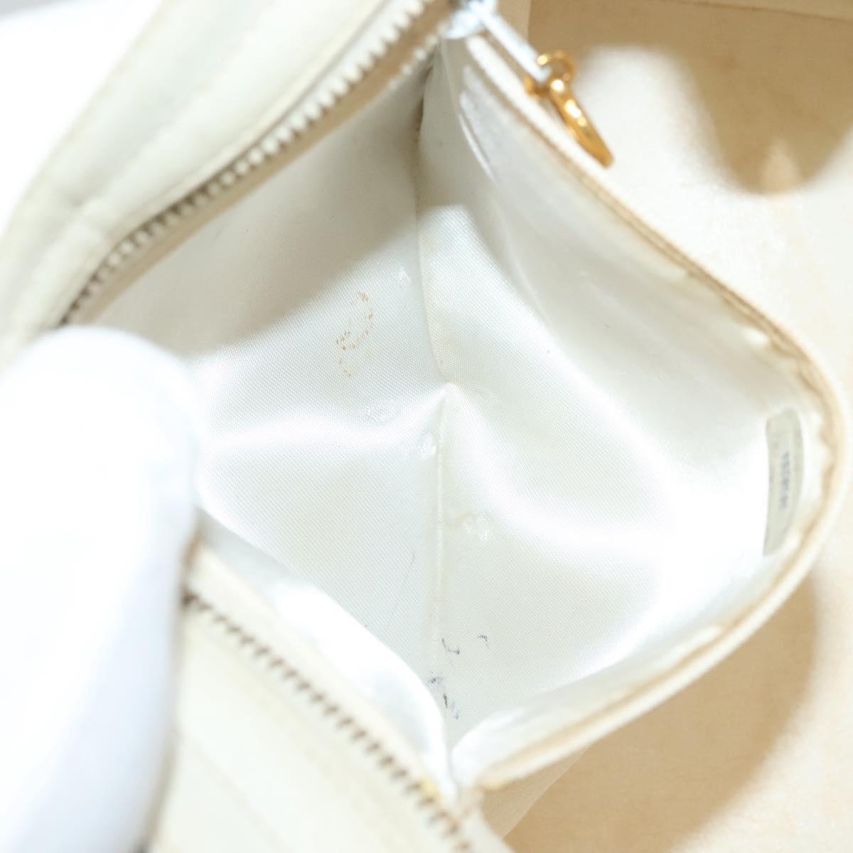 Chanel, White, Leather, shoulder