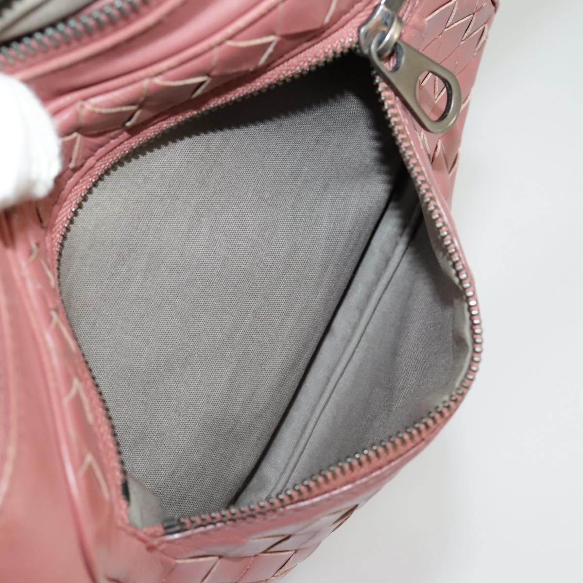 Bottega Veneta Intrecciato, Pink, Leather, shoulder