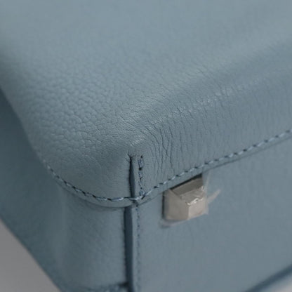 MCM Milla, Blue, Leather, handbag
