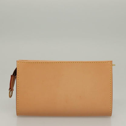 Louis Vuitton Bucket PM, Beige, Leather, shoulder