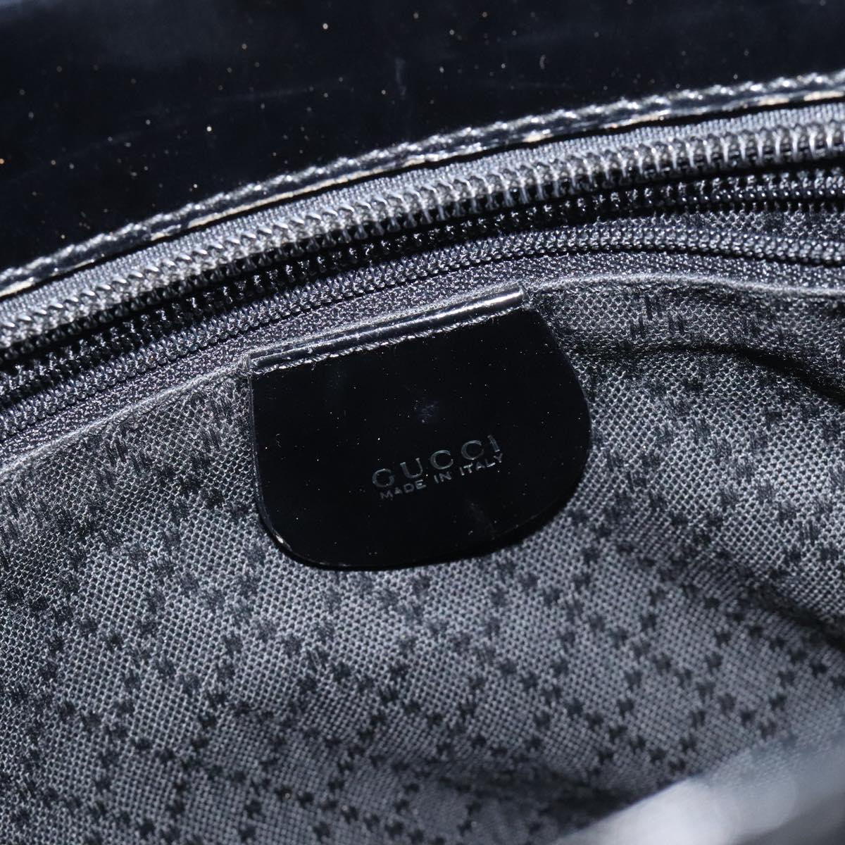 Gucci Bamboo, Black, Canvas, tote