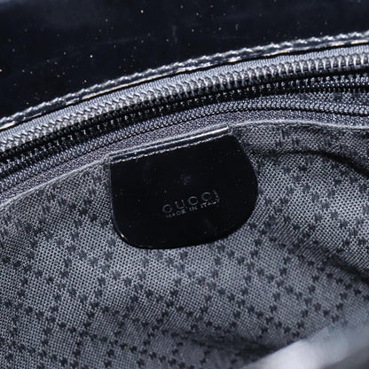 Gucci Bamboo, Black, Canvas, tote
