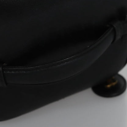 Chanel Vanity, Black, Leather, clutch