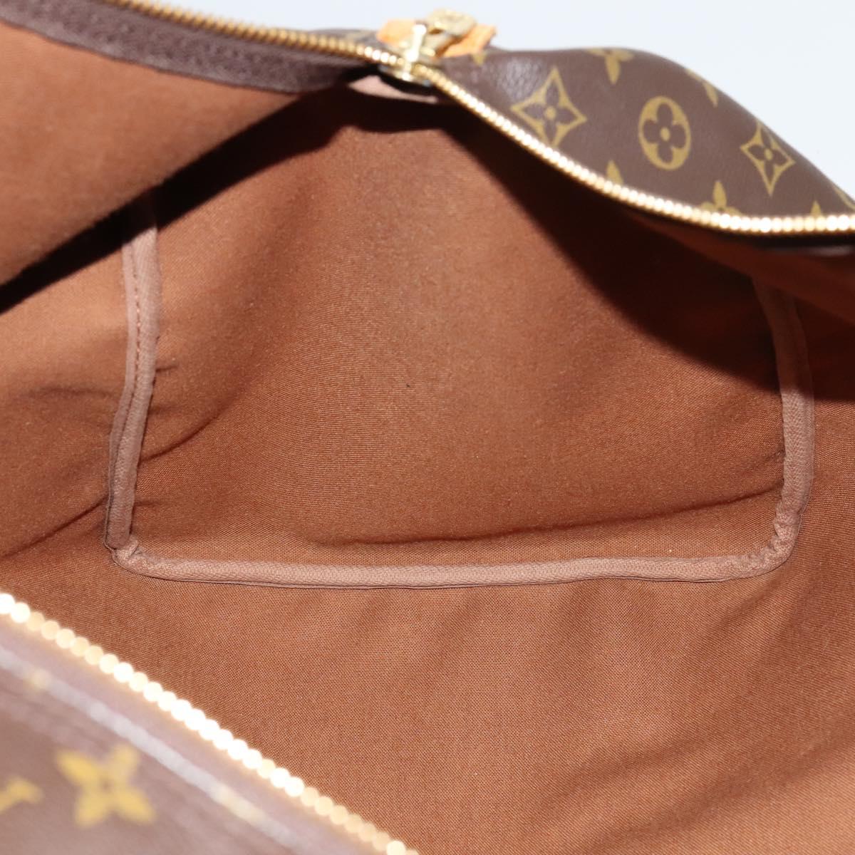 Louis Vuitton Keepall 60, Brown, Canvas, travel