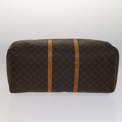 Louis Vuitton Keepall 60, Black, Canvas, travel