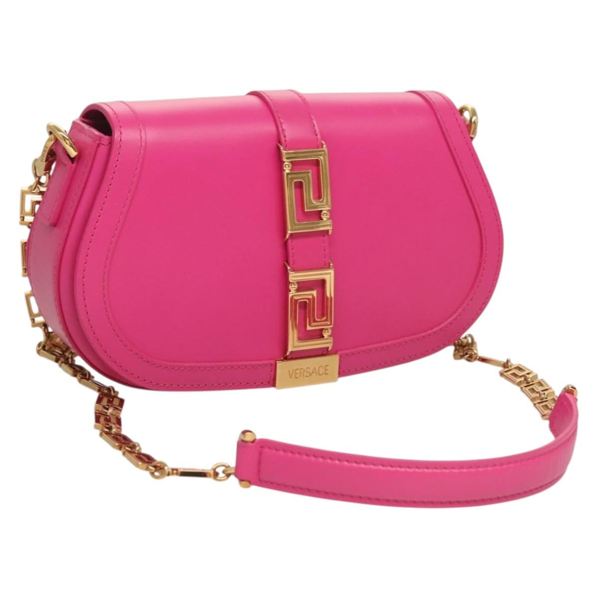 Versace GRECA GODDESS, Pink, Leather, shoulder