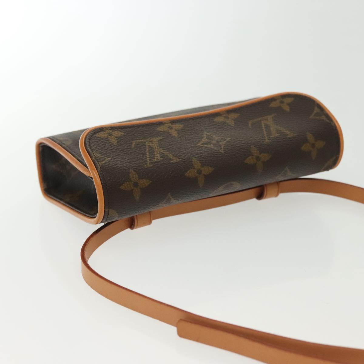 Louis Vuitton Florentine, Brown, Canvas, shoulder