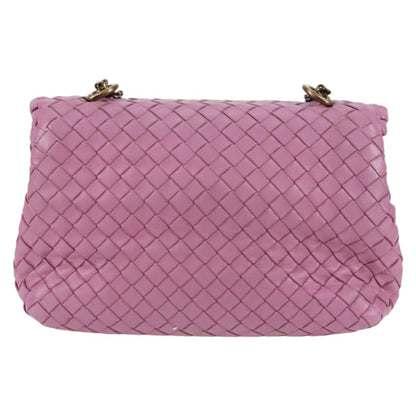 Bottega Veneta Olimpia, Purple, Leather, shoulder