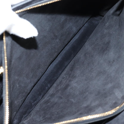 Miu Miu Madras, Black, Leather, tote