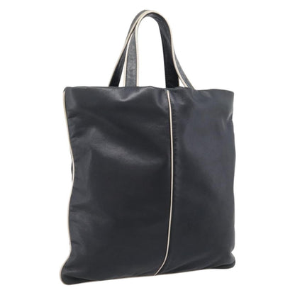 Loewe Tote Leather, Black, Leather, Tote Bag