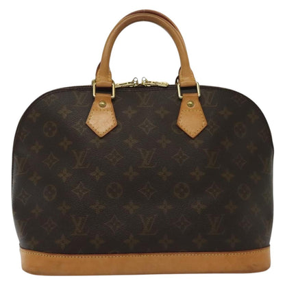 Louis Vuitton Alma, Brown, Canvas, handbag