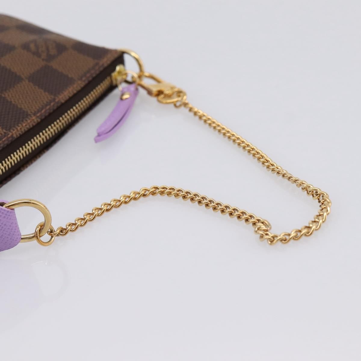 Louis Vuitton Pochette Accessoires Limited Edition Damier, Brown, Canvas, Clutch