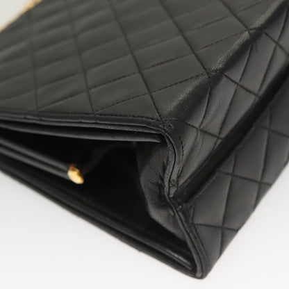 Chanel Vintage, Black, Leather, handbag