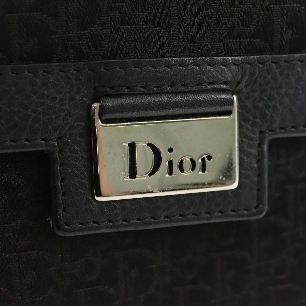 Christian Dior Vintage Street Chic Belt Diorissimo Canvas, Black, Canvas, Handbag