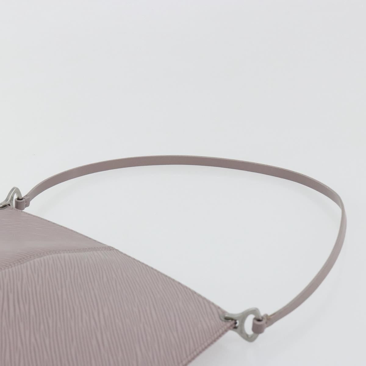 Louis Vuitton Demi Lune Pochette Epi Leather, Purple, Leather, Clutch