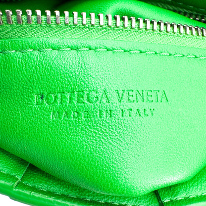 Bottega Veneta Cassette Padded Maxi Intrecciato Leather, Green, Leather, Crossbody Bag