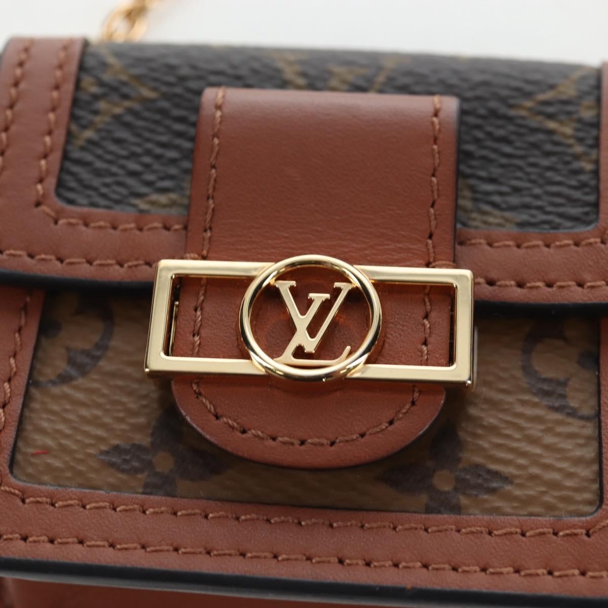 Louis Vuitton Dauphine Reverse Monogram Canvas, Brown, Canvas, Shoulder Bag