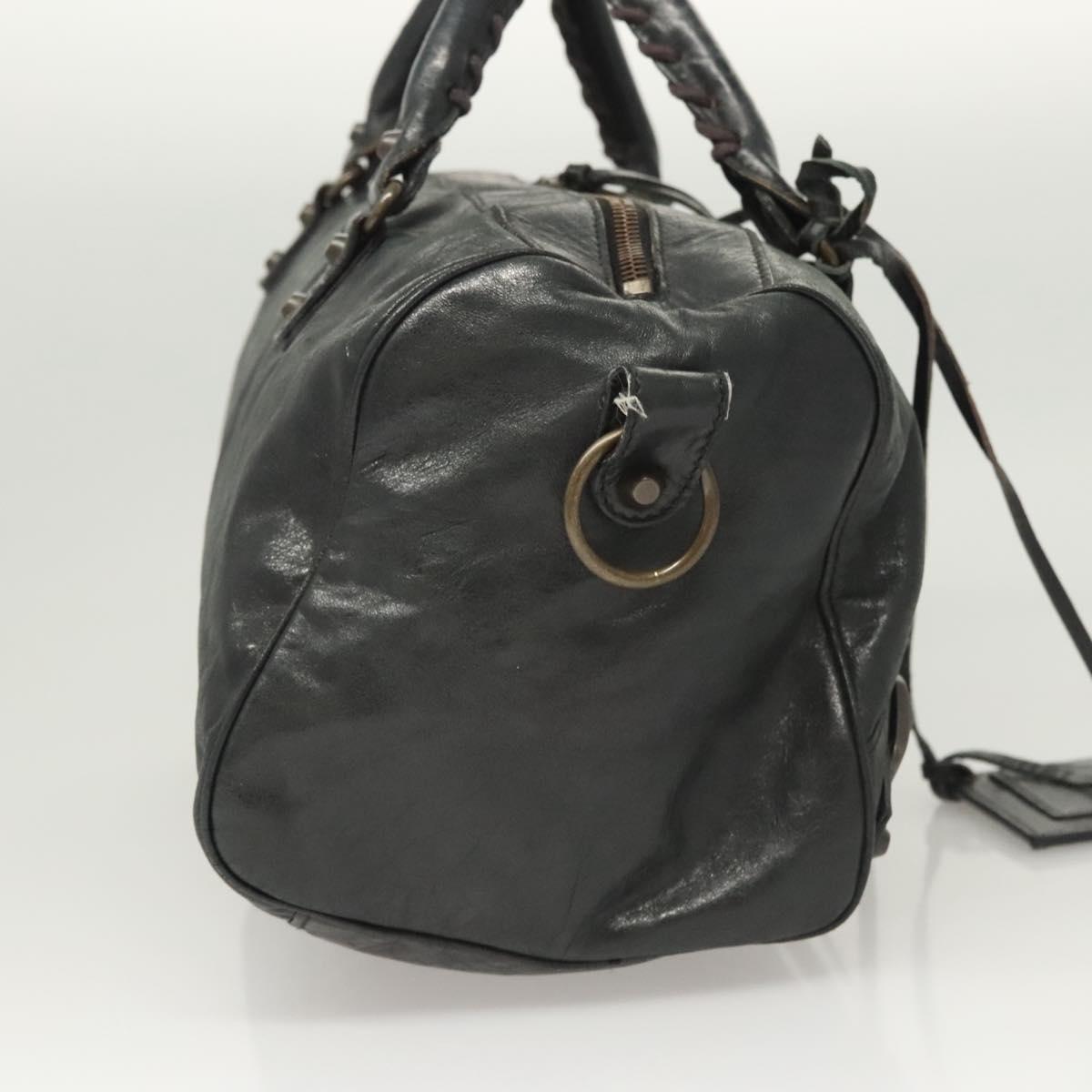 Balenciaga City, Black, Leather, handbag