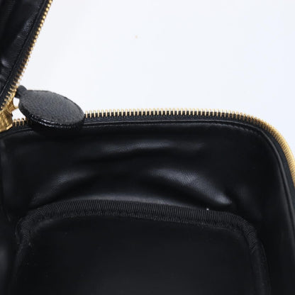 Chanel Vintage Timeless Cosmetic Case Caviar, Black, Leather, Clutch