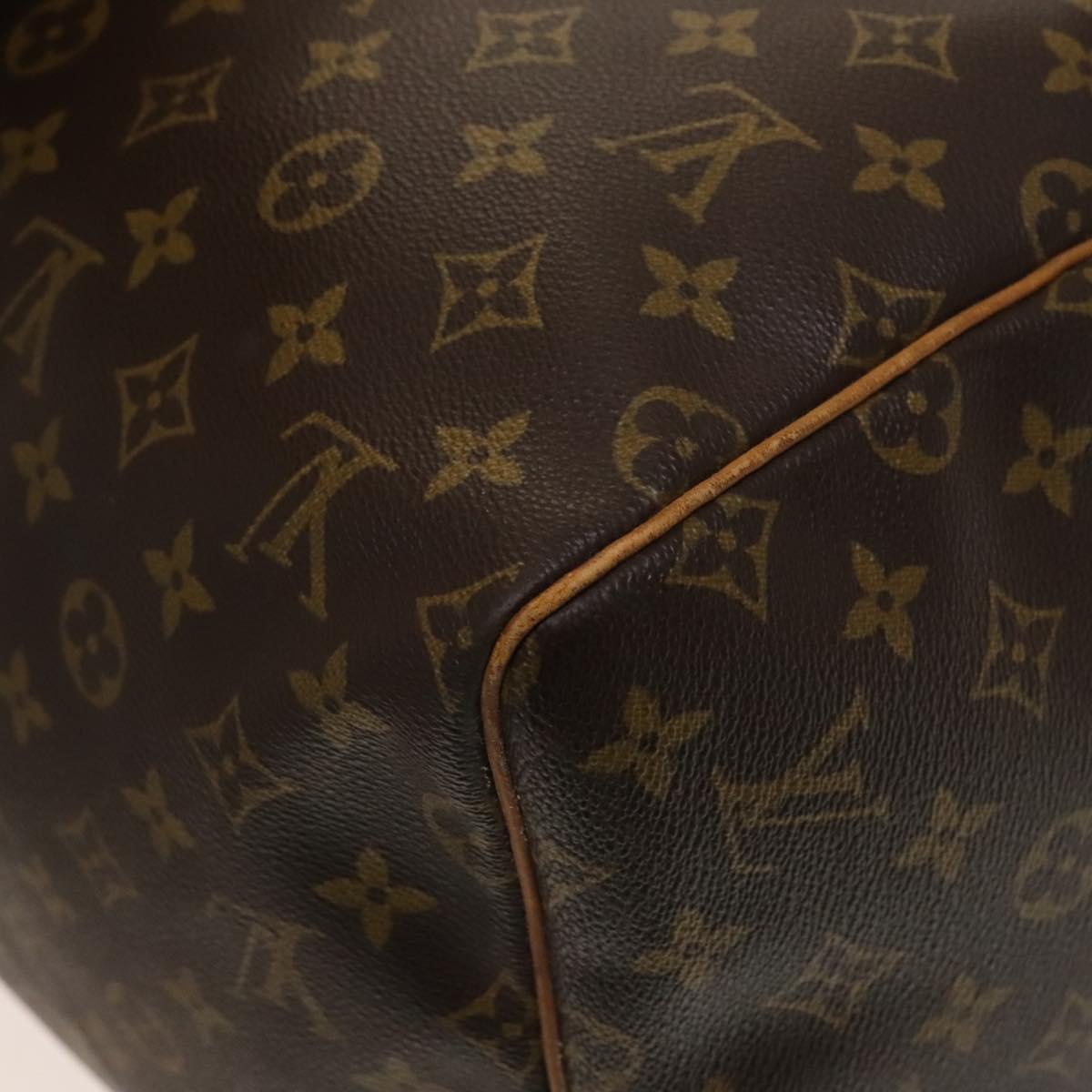 Louis Vuitton Keepall 55, Brown, Canvas, travel
