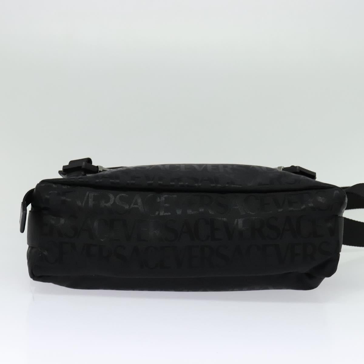 Versace, Black, Canvas, shoulder