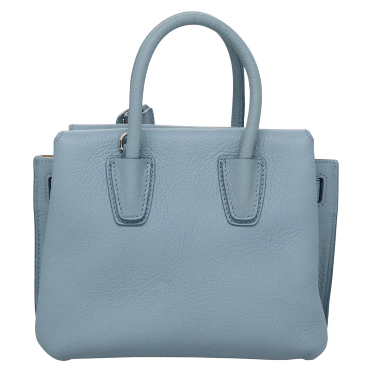 MCM Milla, Blue, Leather, handbag