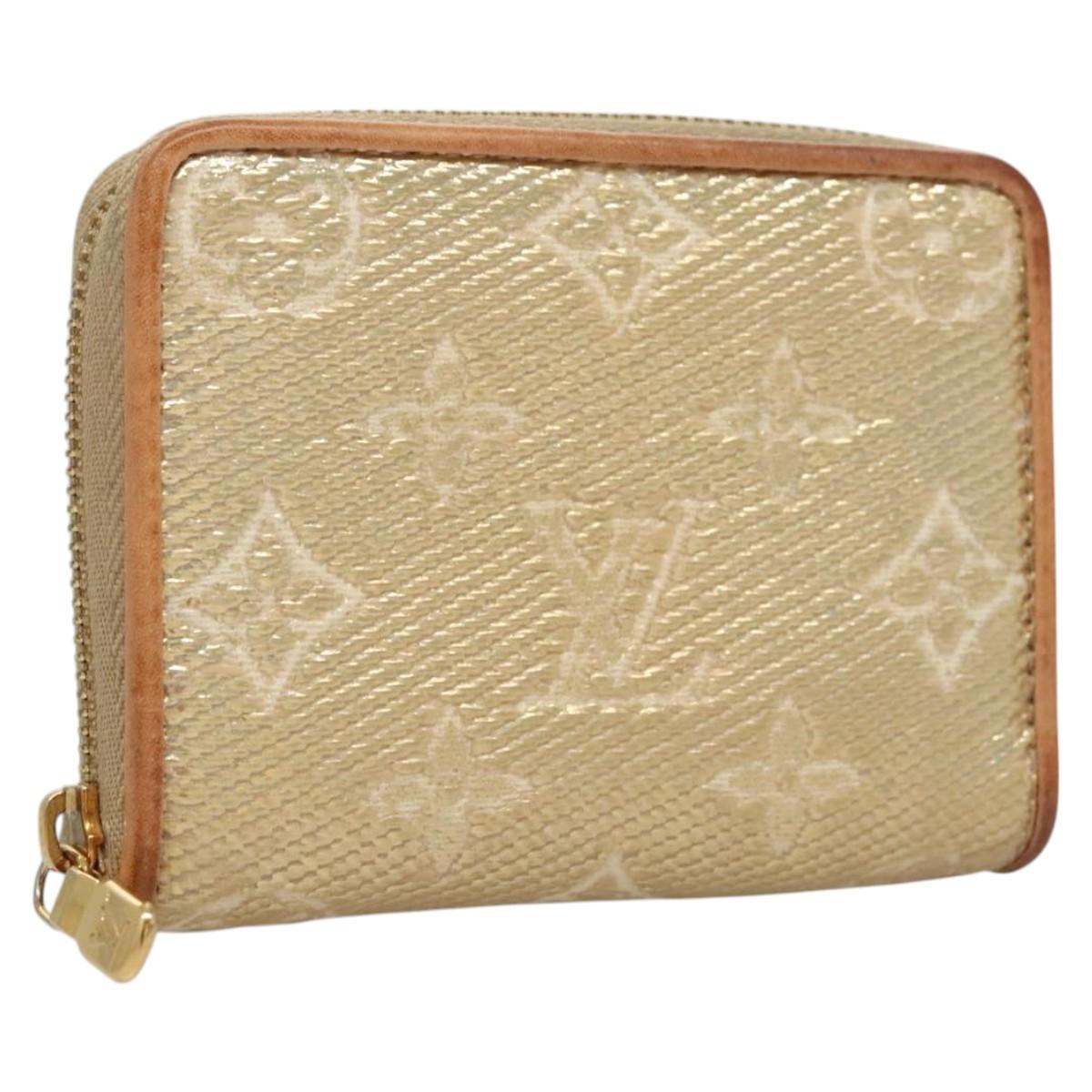 Louis Vuitton Zippy coin purse, Beige, Canvas, wallet