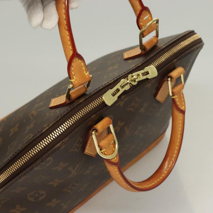 Louis Vuitton Alma, Brown, Canvas, handbag