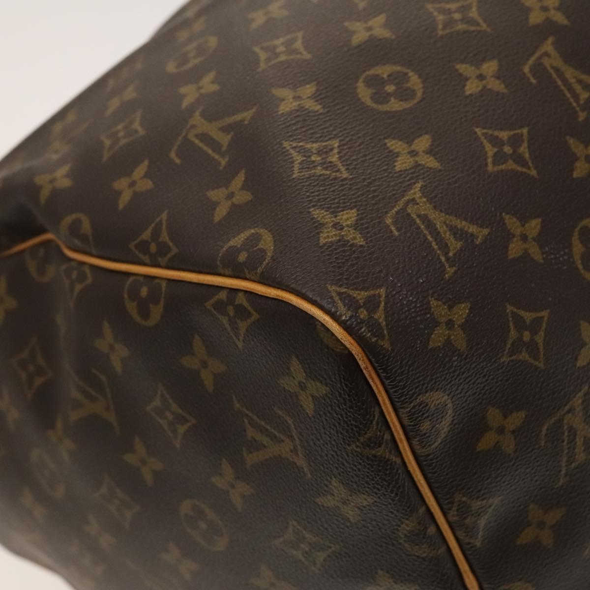 Louis Vuitton Keepall 55, Brown, Canvas, travel