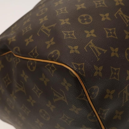 Louis Vuitton Keepall 55, Brown, Canvas, travel