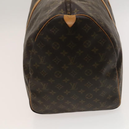 Louis Vuitton Keepall 60, Brown, Canvas, travel