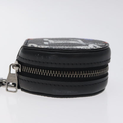 Louis Vuitton Etui à écouteur, Black, Canvas, wallet