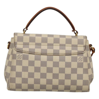 Louis Vuitton Croisette Vintage, White, Canvas, handbag