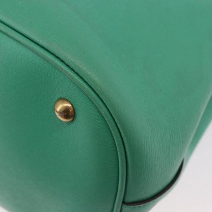 Gucci Bright Bit Convertible Leather, Green, Leather, Tote Bag