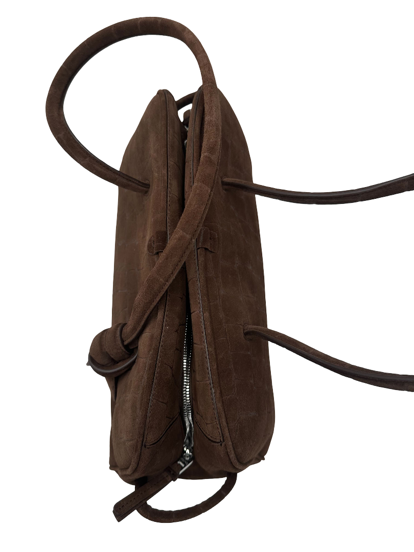 Jacquemus TURISMO Suede, BROWN, SUEDE, Handbag