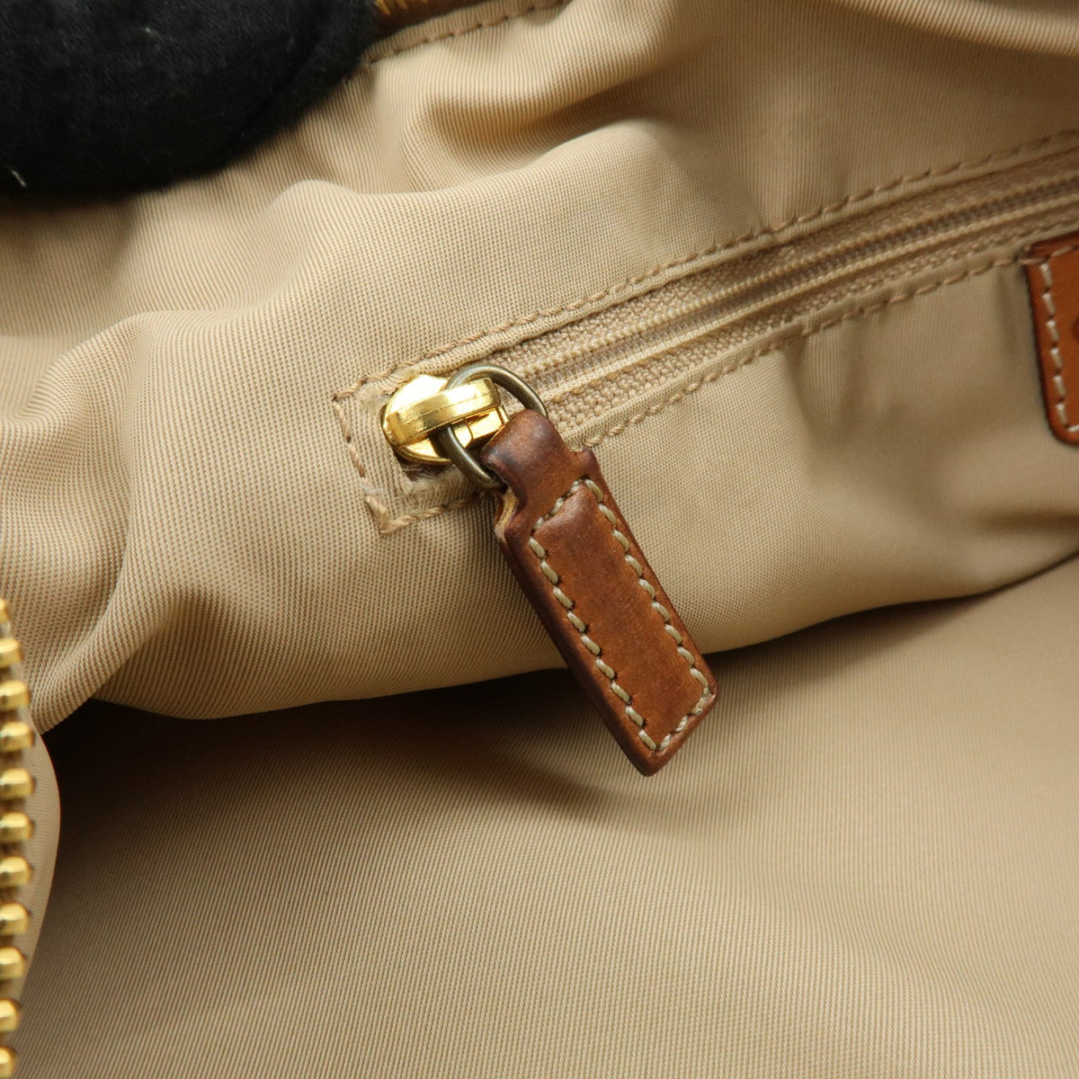 Christian Dior Street Chic Hobo Canvas, Beige, Canvas, Shoulder Bag