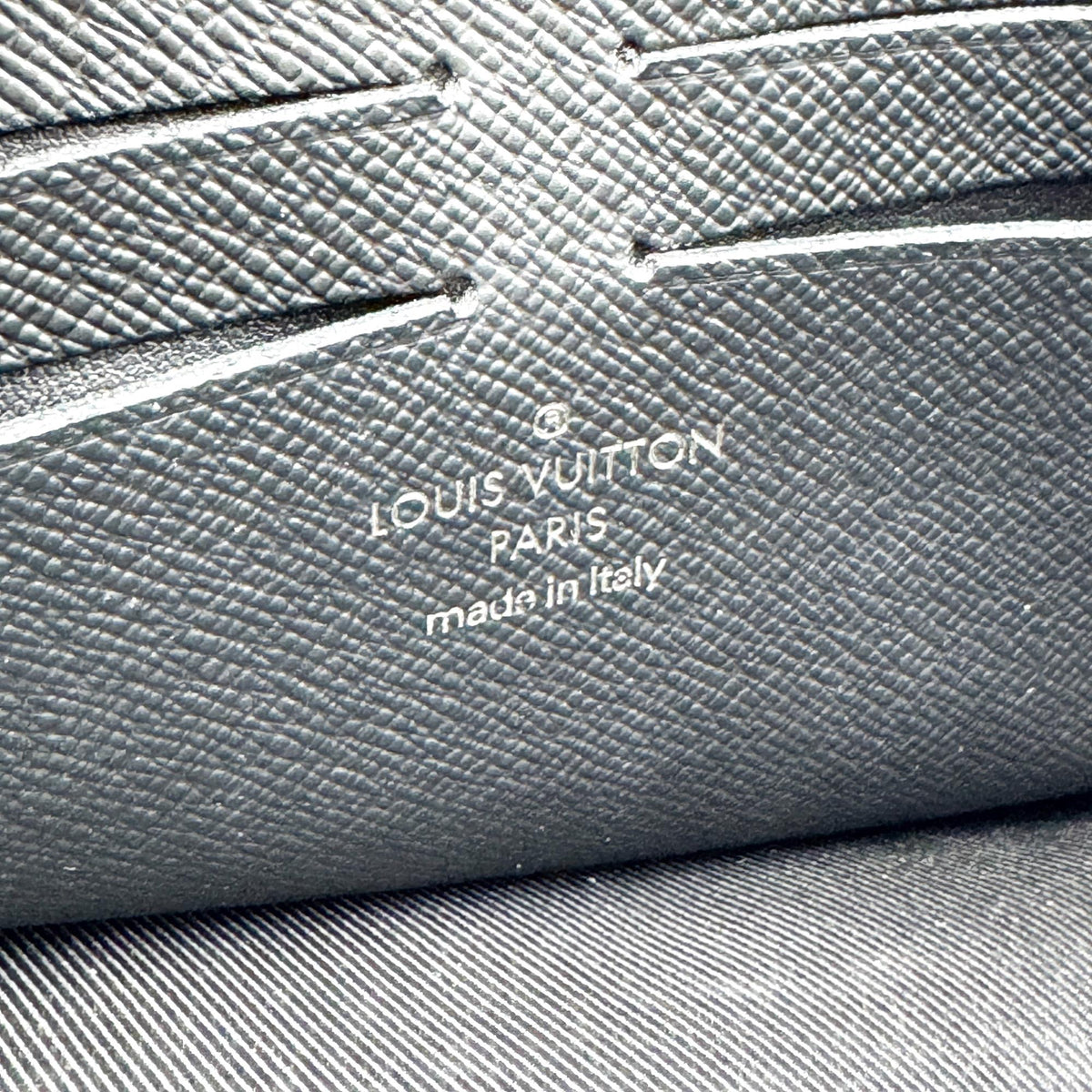 Louis Vuitton Pochette Voyage Monogram Eclipse Canvas, Black, Canvas, Clutch