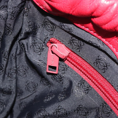 Loewe Anagram Leather, Red, Leather, Shoulder Bag