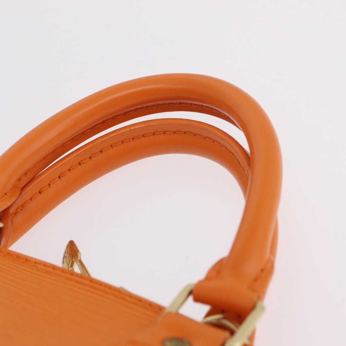 Louis Vuitton Alma Epi Leather, Orange, Leather, Handbag
