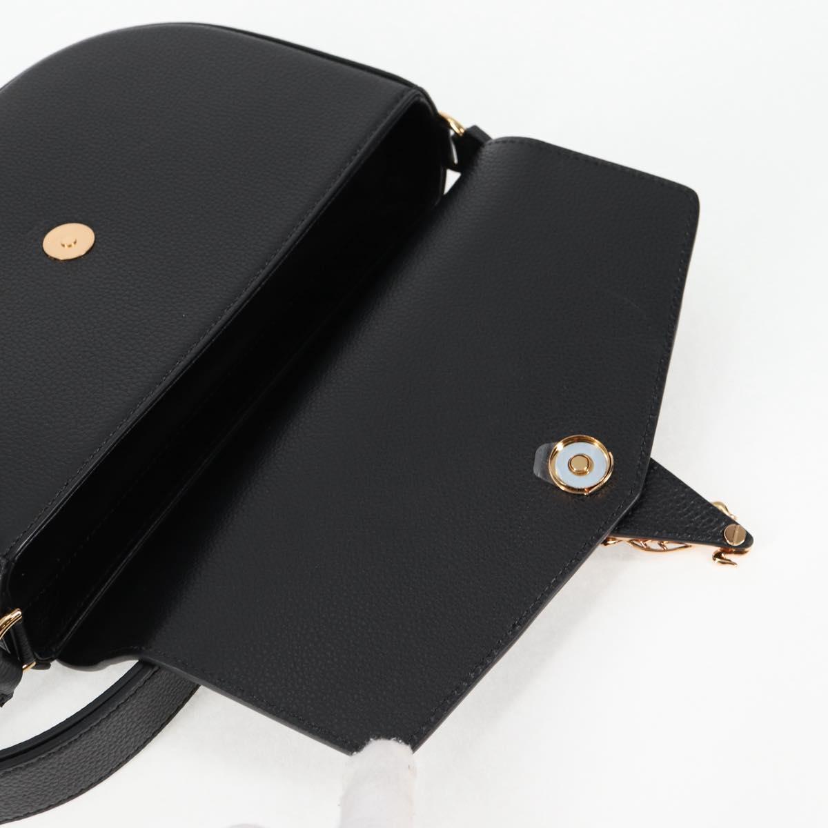Versace Medusa, Black, Leather, shoulder