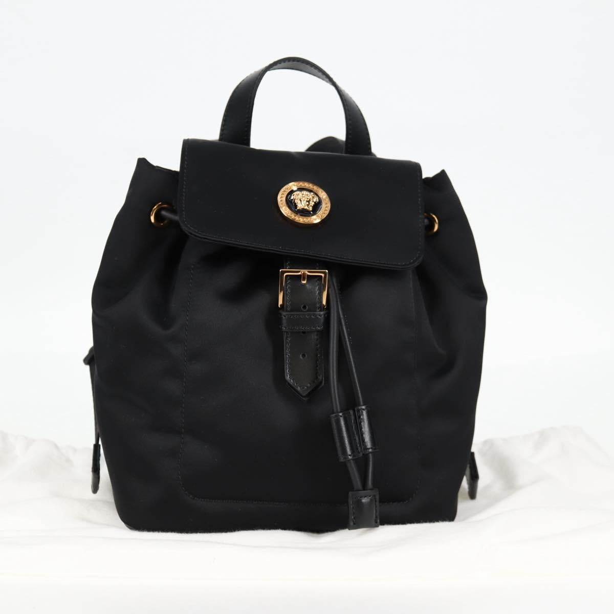 Versace Medusa, Black, NYLON, backpack