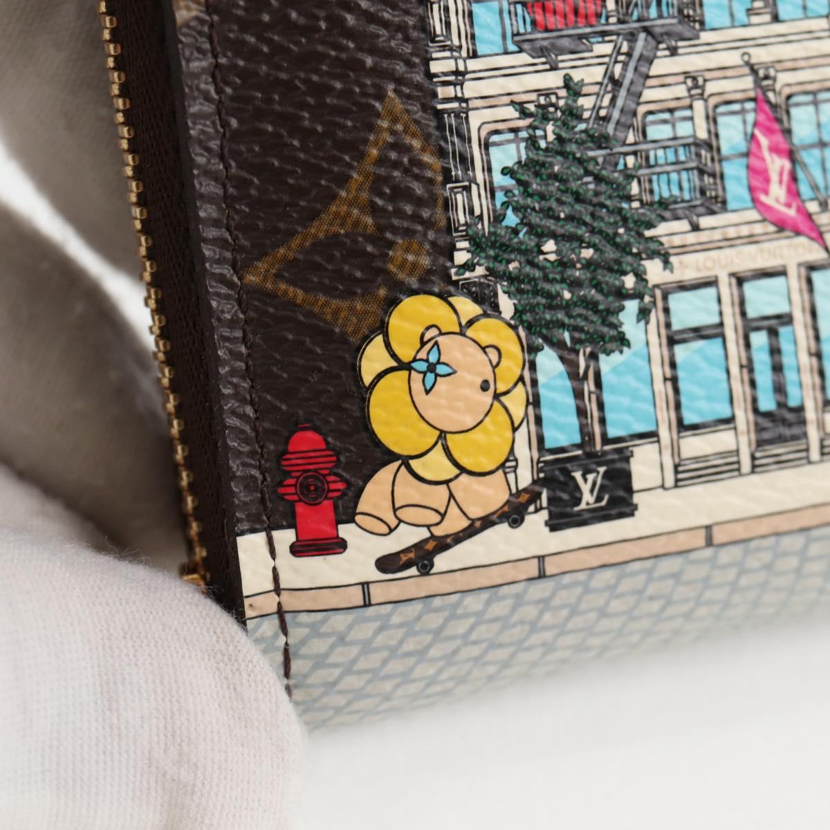Louis Vuitton Vivienne, Brown, Canvas, wallet