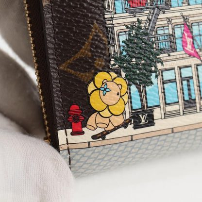 Louis Vuitton Vivienne, Brown, Canvas, wallet