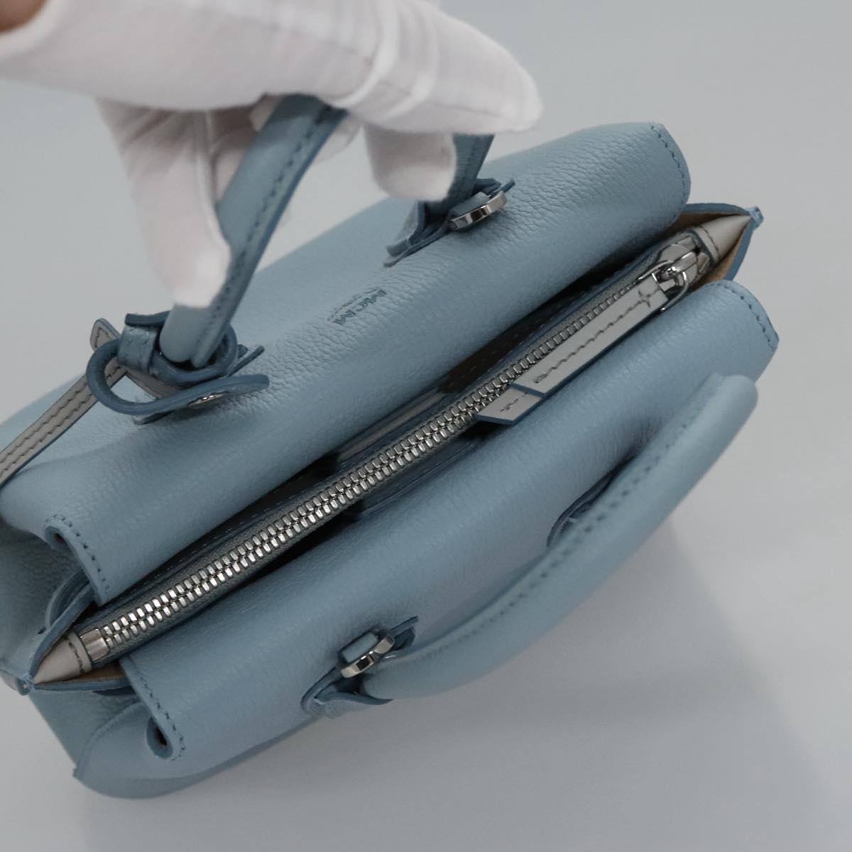 MCM Milla, Blue, Leather, handbag