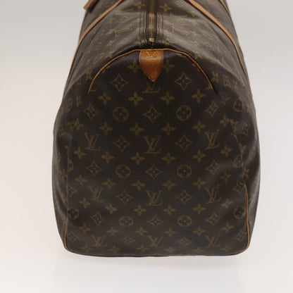 Louis Vuitton Keepall 60, Brown, Canvas, travel