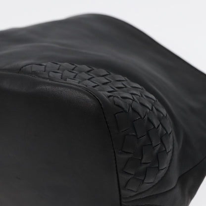 Bottega Veneta Intrecciato, Black, Leather, shoulder