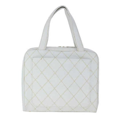 Chanel Wild stitch, White, Leather, handbag